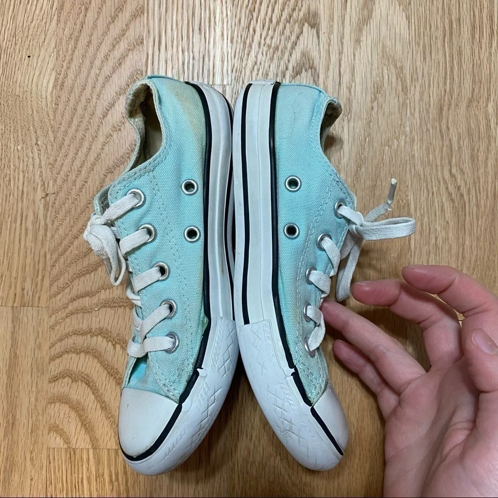 Converse Blue Sneakers Sz 13 Low Top Kids Youth